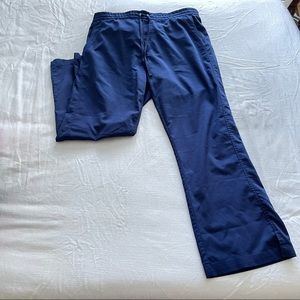 Purple Label by Healing Hands Navy Flare Leg Scrub Pants - XL